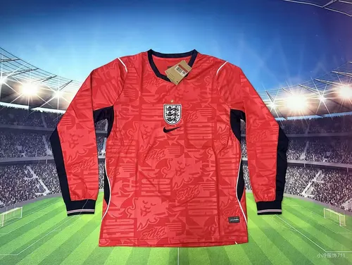2026 Manches Longues England National Team Extérieur Maillot Football AAA qualité fan — view 3