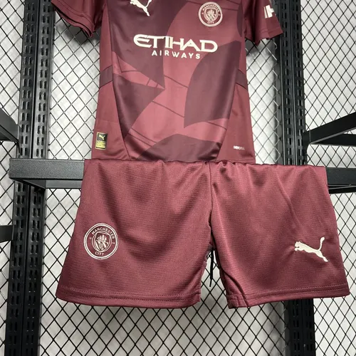 2024/2025 Manchester City Third Away Football Shirt  Kids Size — view 3