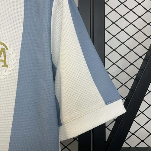 2024 قميص منتخب الأرجنتين إصدار الذكرى الخمسين لكرة القدم AAA درجة المشجعين — view 7