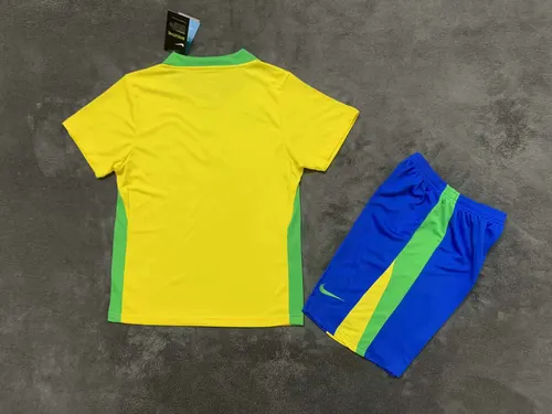 2025 Maillot Domicile Brésil AAA qualité fan Taille Enfant — view 4