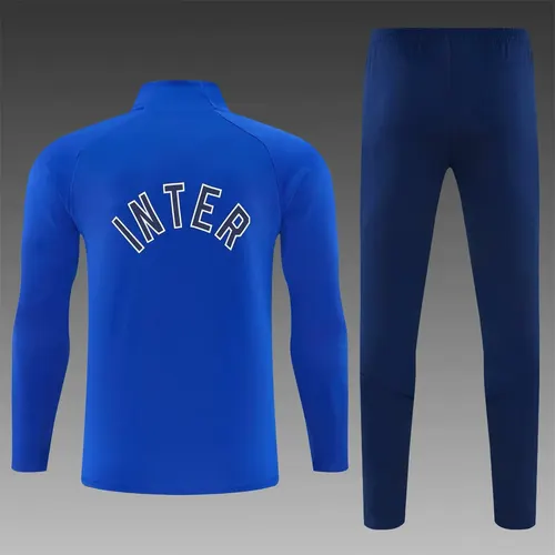 2026/2027 Inter Milan Survêtement Entraînement Demi-Tirette Bleu Maillot de Football   — view 2