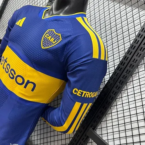 2026/2027 Langarm Spielerversion Boca Juniors Heim Fußballtrikot   — view 6