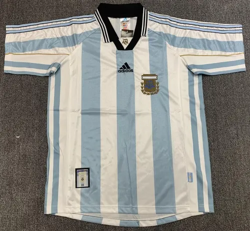 قميص منتخب الأرجنتين المنزلي القديم 1998 جودة تايلاندية — view 1