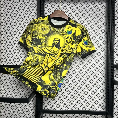 2024-2025 Brasilien Sonderedition Gelb Trikot — view 2