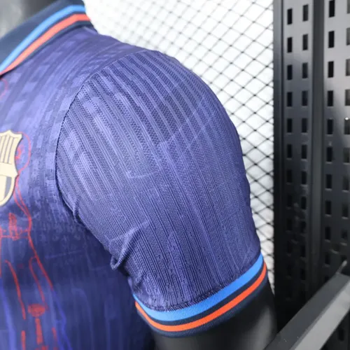 2025/2026 Barcelona Versão Jogador Edição Especial 10 Football Jersey  — view 7