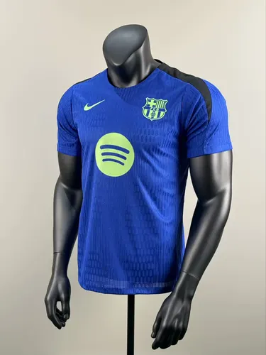 2025/2026 Player Version BarcelonaTraining clothes Blue Football Jersey  — view 4