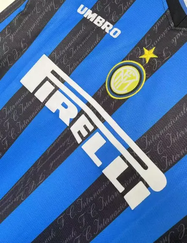 1997/1998 Retro Camiseta Local Internazionale Milan Manga Larga  — view 6