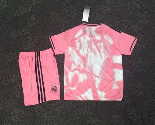2025/2026 Real Madrid Special Edition pink Football Jersey  Kids Size — view 2