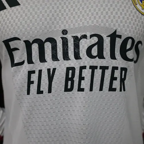 2026/2027 Long Sleeve Player Version Real Madrid Home Football Jersey   — view 4