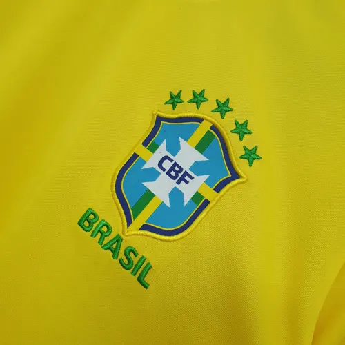 Camisa de Futebol Retro 2020 Brasil Home AAA qualidade fã — view 9