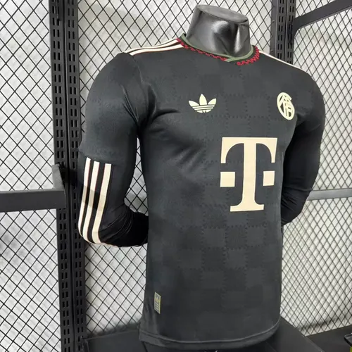 2025/2026 Long Sleeves Player Version Bayern Munich Third Away Football Shirt  — view 9
