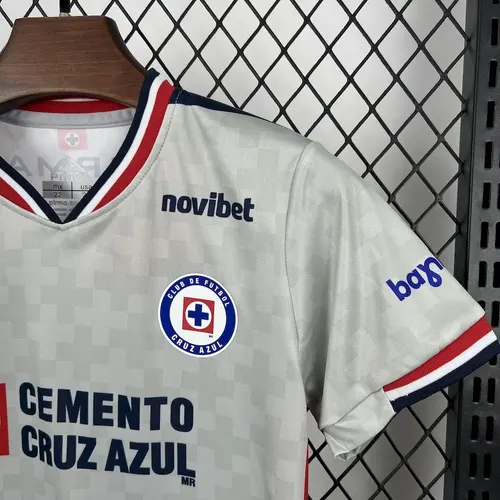 2025/2026 Camisa de Futebol Cruz Azul Visitante  Tamanho Infantil — view 4