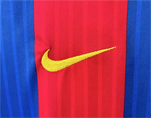 2016/2017 Retro Langarm Barcelona Fußballtrikot Heim AAA fan-gradät — view 6