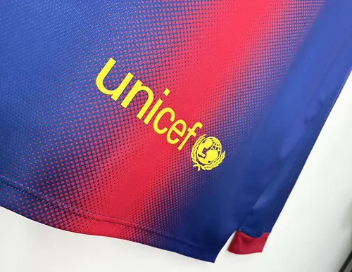 2012/2013 Retro Long Sleeve Barcelona Home Football Shirt  — view 8