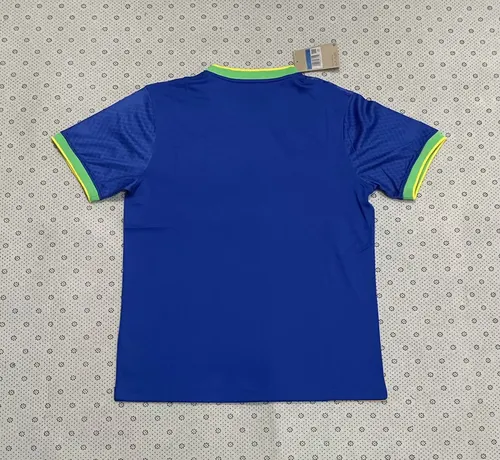 2025/2026 Brasilien Heiliger Vogel blaues Fußballtrikot  — view 2