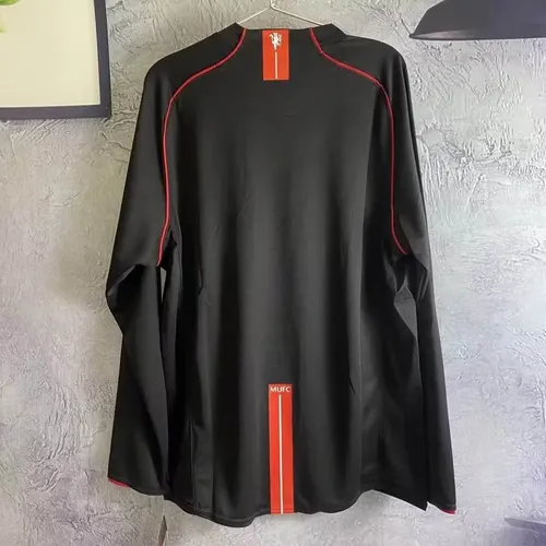 2007/2008 Maillot Rétro Manches Longues Manchester United Third Away Football  — view 2