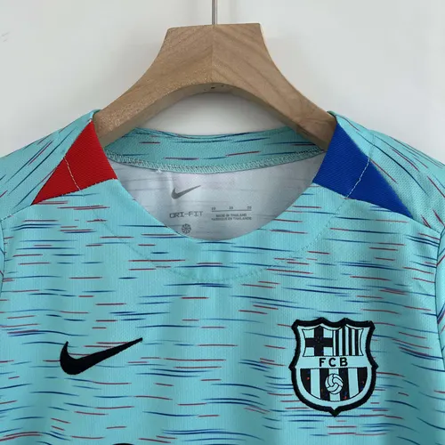 2023/2024 Barcelona Auswärtsdritt Fußballtrikot AAA fan-gradät Kindergröße — view 3