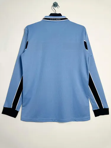 1998/1999 Retro Long Sleeve Lazio Home Soccer Jersey  — view 2