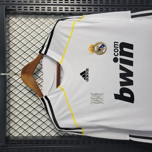 Camisa de Futebol Real Madrid Casa Manga Longa Retro 2009/2010   — view 3