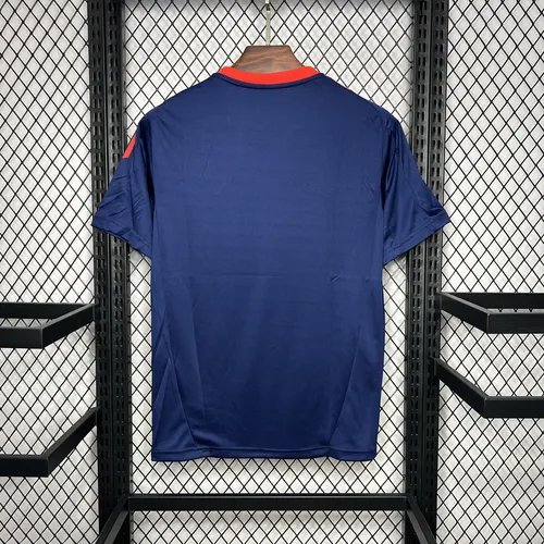 2024/2025 Manchester United Dunkelblau Vorbereitungsspiel Trikot  — view 2