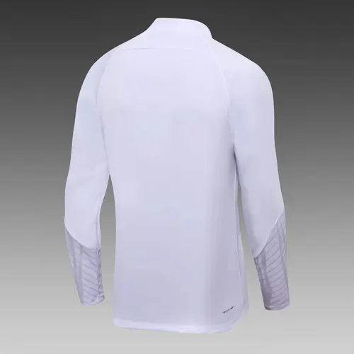 Conjunto de camiseta de fútbol de entrenamiento de media cremallera de Francia 2022 Blanco — view 4