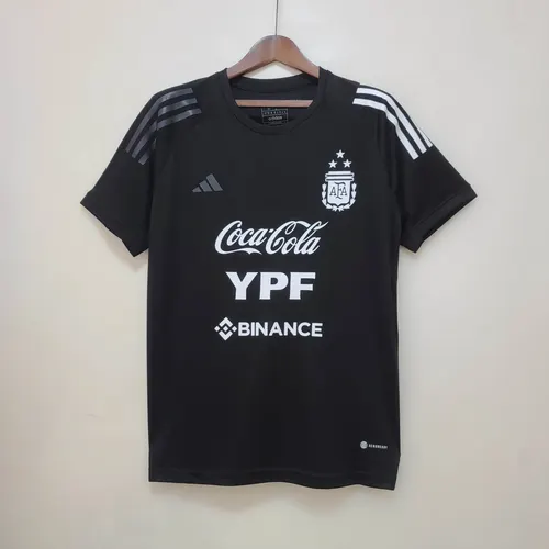 2022 Argentina National Team Training Suit Black Jersey — view 1