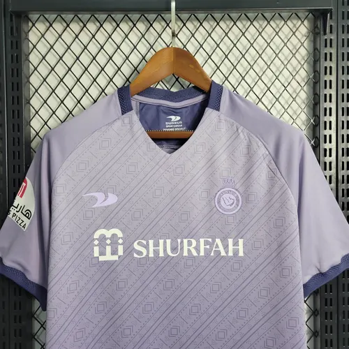 2022/2023 Al-Nassr Camisa de Futebol Quarto Visitante — view 3