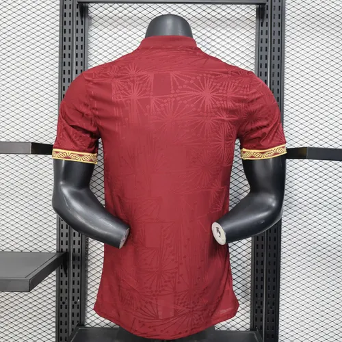 2025/2026 Spielerversion Mexiko National Sonderedition Rot Fußballtrikot  — view 2