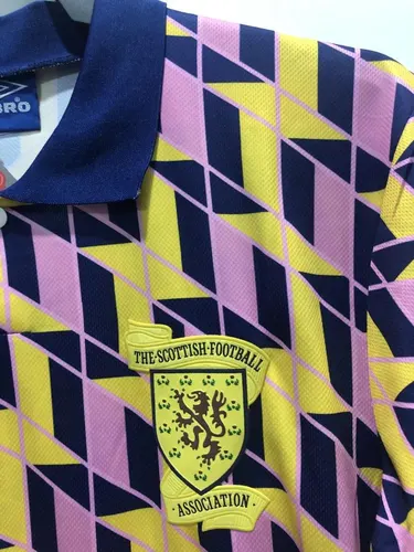 Maillot Troisième Extérieur Rétro Équipe Nationale Écosse 1988-1989  — view 4