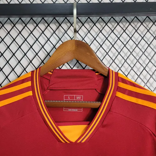2023/2024 Roma Home Soccer Jersey  — view 4