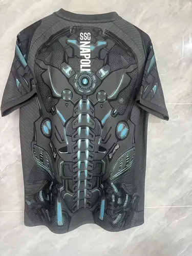 2025/2026 Napoli Survêtement Gris Maillot de Football  — view 2