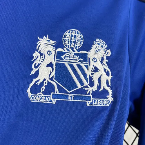 Camisa Versão Jogador Manga Longa Azul Edição Conjunta Manchester United 2024/2025  — view 6