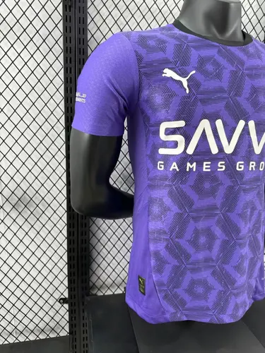 2024/2025 Versión Jugador Al-Hilal Saudi Tercera Equipación Visitante Camiseta de Fútbol  — view 7