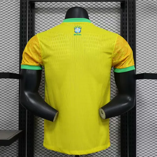 2024 Player Version Brazil Special Edition Jesus Yellow Football Shirt  — view 2