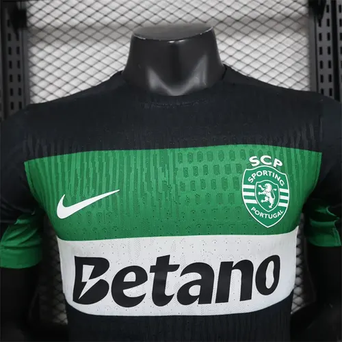 2024/2025 Version Joueur Sporting Lisbon Maillot Domicile  — view 3