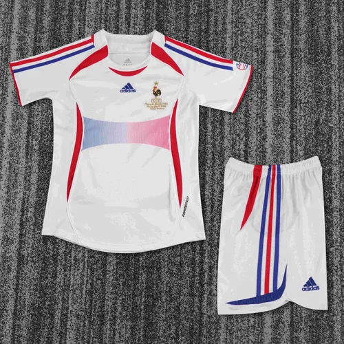 Camisa de Futebol Retro França Visitante 2006  Tamanho Infantil — view 1