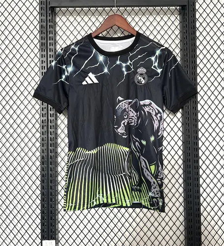 2024/2025 Real Madrid Léopard Édition Spéciale Maillot Vert  — view 1