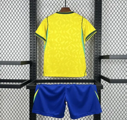 2026 Brazil Domicile Maillot de Foot AAA qualité fan Taille Enfant — view 2