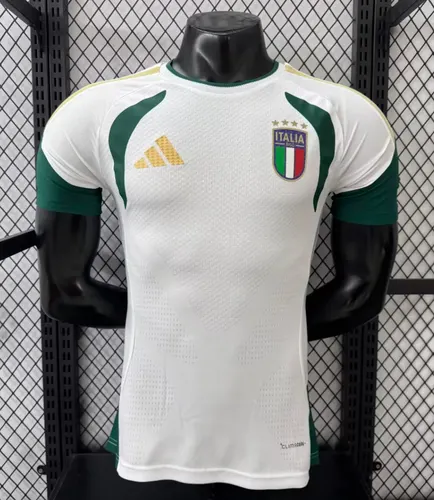2026/2027 Spielerversion Italien Trainingsanzug Weiß Fußballtrikot 