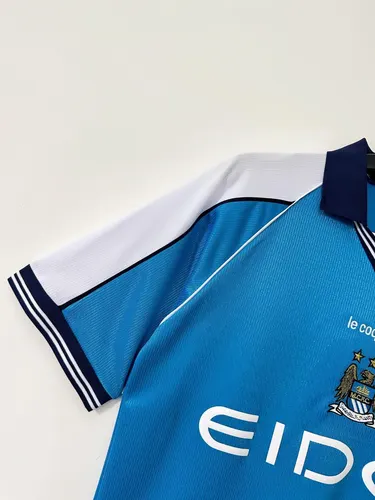 1999-2001 Retro Manchester City Home Football Shirt  — view 5