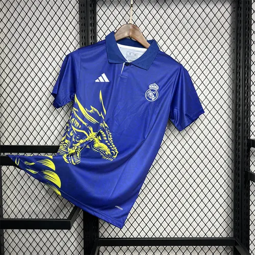 2024/2025 Real Madrid Blue Dragon pattern Special Edition Jersey — view 3
