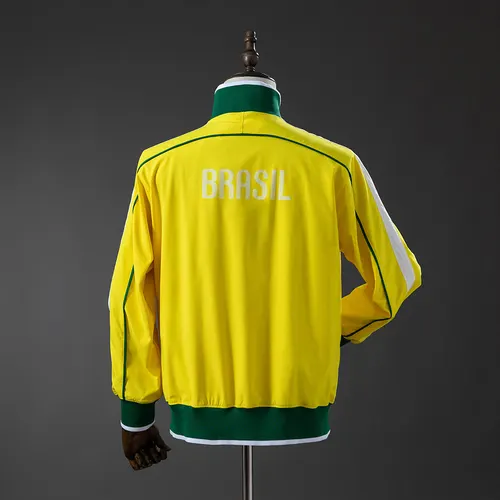 2026 Brasil 10/11 Cortavientos -Amarillo S-XXL Camiseta de Fútbol AAA Grado Fan — view 2