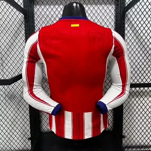2026/2027 Langarm Spielerversion Atletico Madrid Heimtrikot Fußball   — view 2