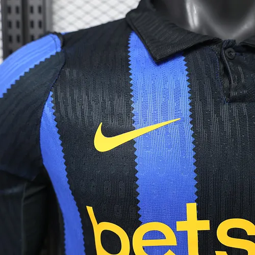 2026/2027 Mangas Longas Versão Jogador Inter Milan Casa Camisa de Futebol   — view 4
