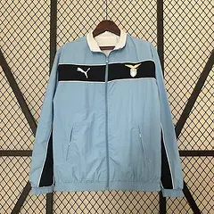 2024-2025 Lazio Cortavientos Reversible Azul-Blanco Camiseta de Fútbol  — view 3