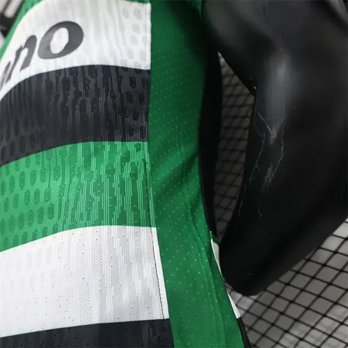 2024/2025 Version Joueur Sporting Lisbon Maillot Domicile  — view 6