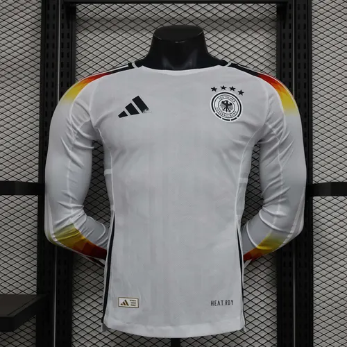 2024-2025 Player Version Long Sleeve Germany Home Football Shirt  