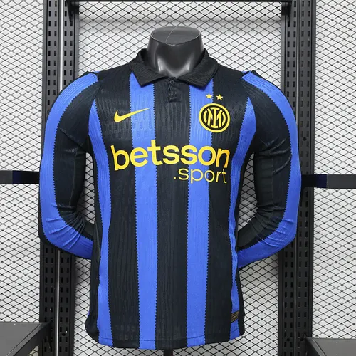 2026/2027 Langarm Spielerversion Inter Mailand Heimtrikot Fußballtrikot  
