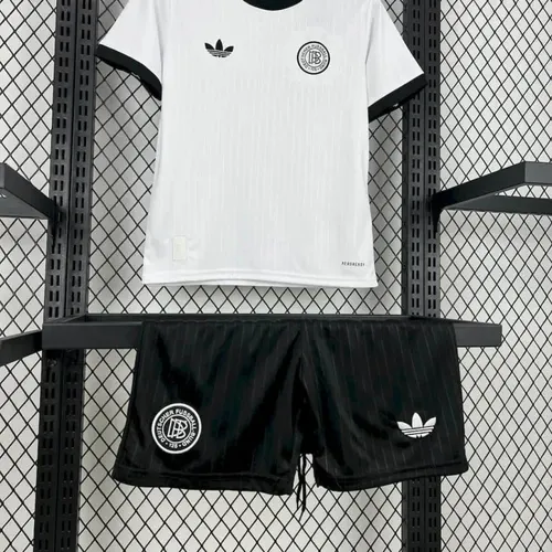 Camisa de Futebol Branca Edição 125º Aniversário Alemanha 2025 AAA para Torcedores Tamanho Infantil — view 5