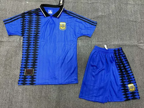 Camisa Argentina Fora Retrô 1994 Tamanho Infantil